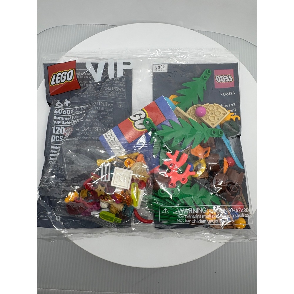 LEGO Summer Fun VIP Add-On Pack 40607 - 120 Pcs - New Sealed - Kids Toy